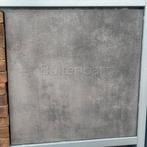 Keramiek op Onderbeton Antraciet 60x60x4cm, Keramiek, Nieuw, Ophalen of Verzenden, 10 m² of meer