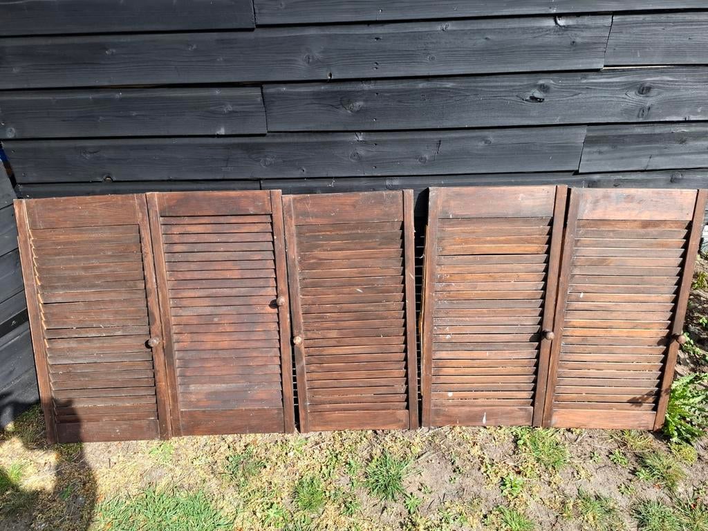 Oude brocante luiken 4 stuks, Ophalen