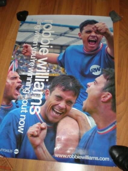 Robbie Williams posters, Ophalen of Verzenden, A1 t/m A3, Film en Tv