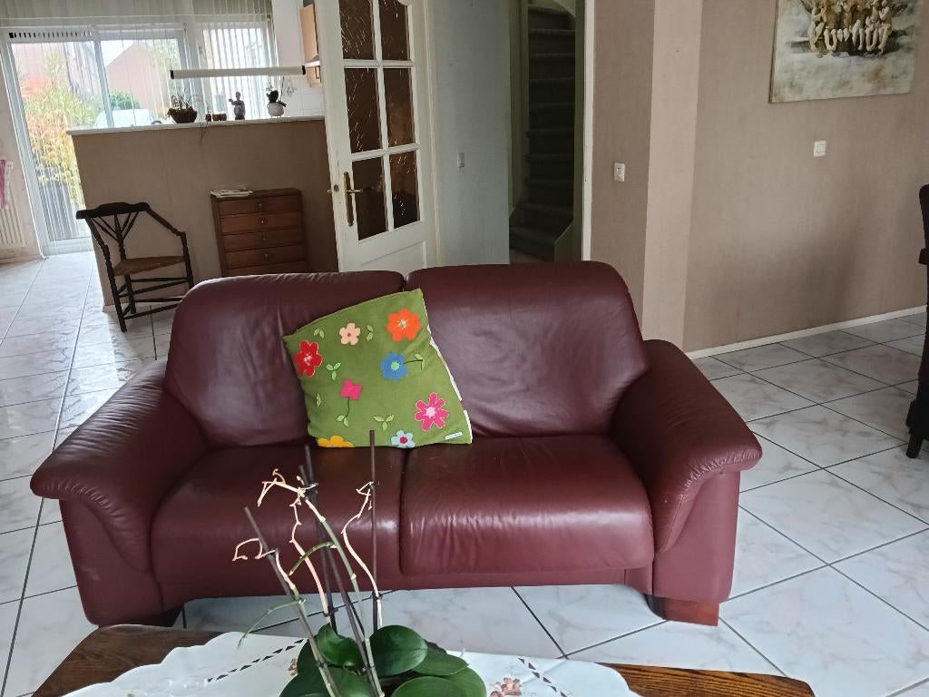 bankstel, Ophalen, Gebruikt, Leer, Modern