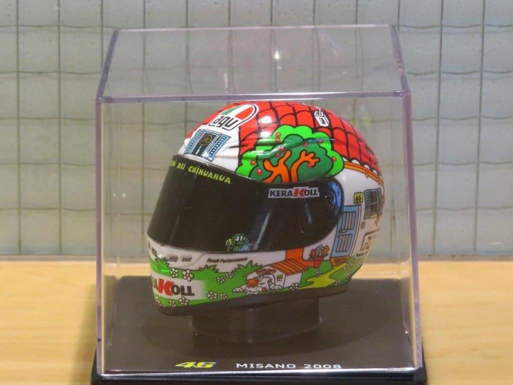 Valentino Rossi AGV helmet 2008 Misano 1:5, Serviceclientele@altaya.be, Overige typen, Nieuw, 08034 Barcelone