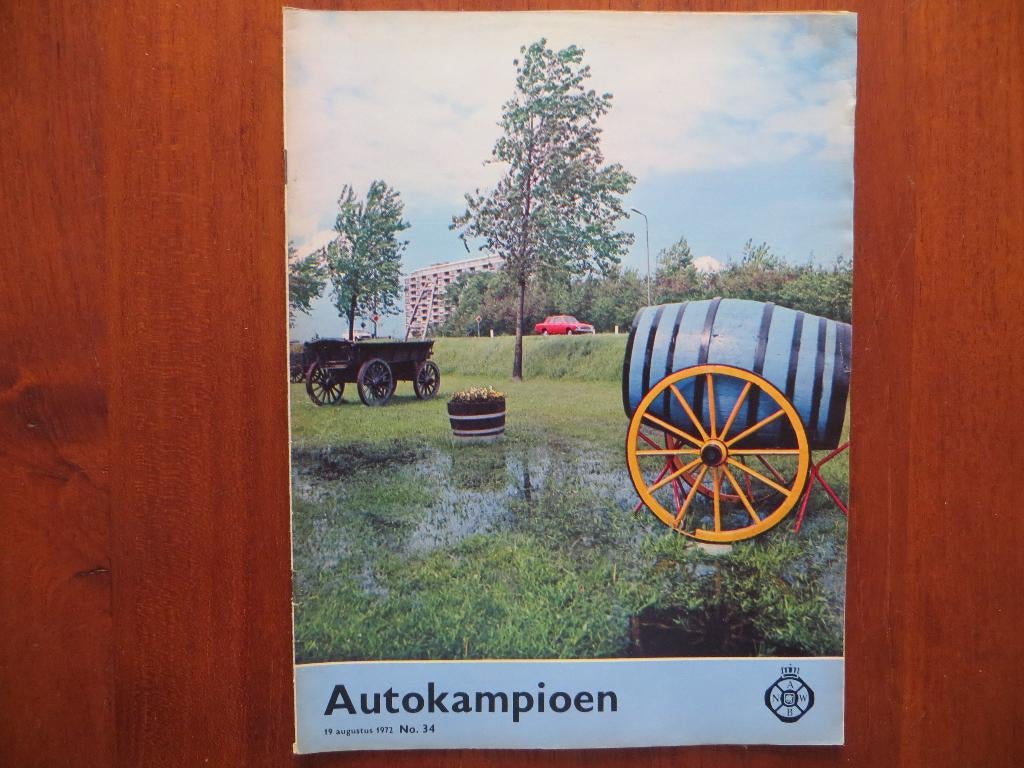 Autokampioen 34 1972 Lada 1200 (test),Volkswagen 1303, K70, Ophalen of Verzenden, Nieuw, Volkswagen