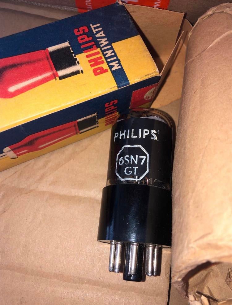 Philips 6SN7GT buis, ongebruikt en 100% getest, Audio, Tv en Foto, Radio's, Ophalen of Verzenden, Nieuw, Overige typen