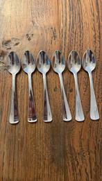 Verzilverde theelepels Haags lofje, Ophalen of Verzenden, Zilver