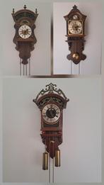 3 Sallander wandklokken, waarvan 1 met maanfase, Ophalen of Verzenden