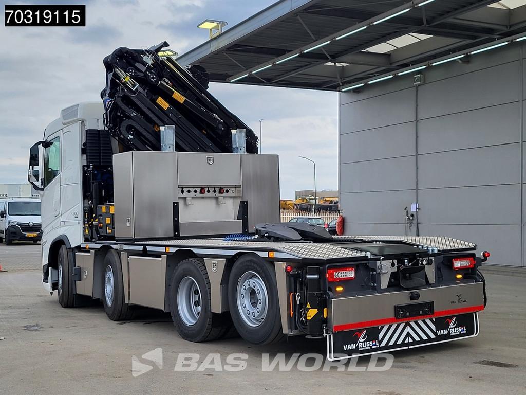 Volvo FH 500 8X2 NEW! HMF9520 K6 + JIB K6 Crane Kran + fifth, Automaat, Stof, Euro 6, Stoelverwarming