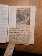 Niemeyer toernooi 1967 plus krantenknipsels Jan Timman, Boeken, Verzenden, Gelezen, Krant