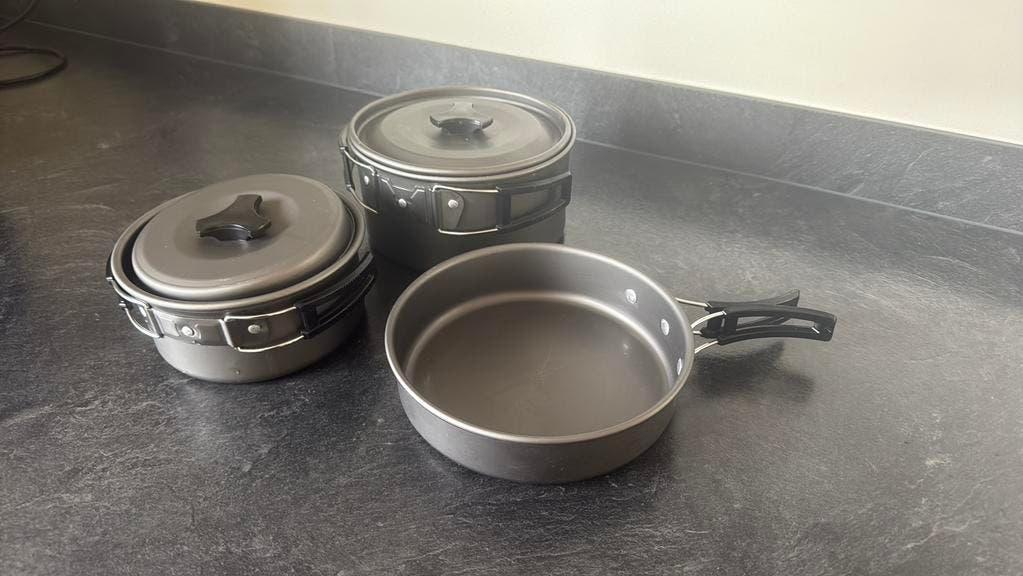 Camping kookset, Ophalen of Verzenden, Zo goed als nieuw