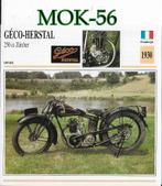 Mok56 motorkaart geco - herstal 250 cc zurcher ( 1930), Ophalen of Verzenden, Zo goed als nieuw, Motoren