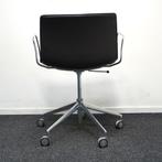 Arper Catifa 53 Design Vergaderstoelen | Donkerbruin Leer, Gebruikt, -, Leer, Ophalen of Verzenden