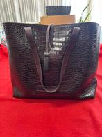 Massimo Dutti leren tas, Ophalen of Verzenden, Zo goed als nieuw, Bruin, Shopper