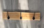 Houten wandkapstok met 3 haken, Zo goed als nieuw, Minder dan 100 cm, Hout, Ophalen