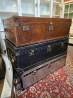 3x Timothy Oulton stonyhurst salontafel | trunk | hutkoffer, Timothy oulton, Gebruikt, 50 tot 100 cm, Overige materialen