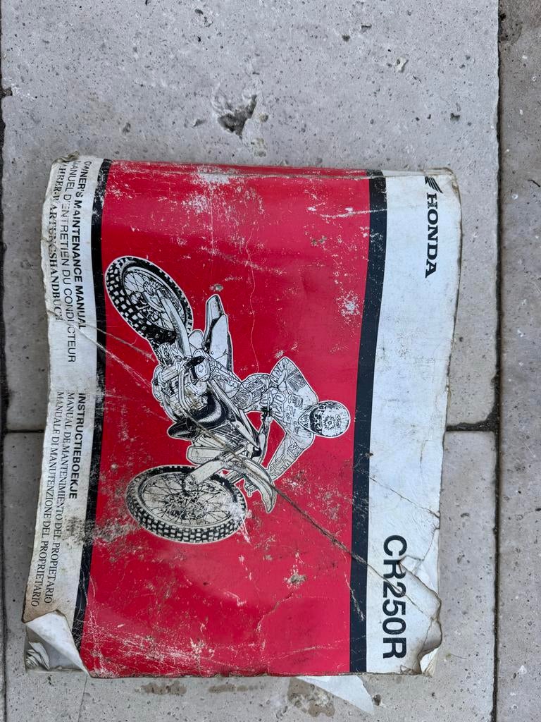 Gebruikershandleiding Honda CR250R 2004-2007, Motoren, Ophalen of Verzenden, Honda