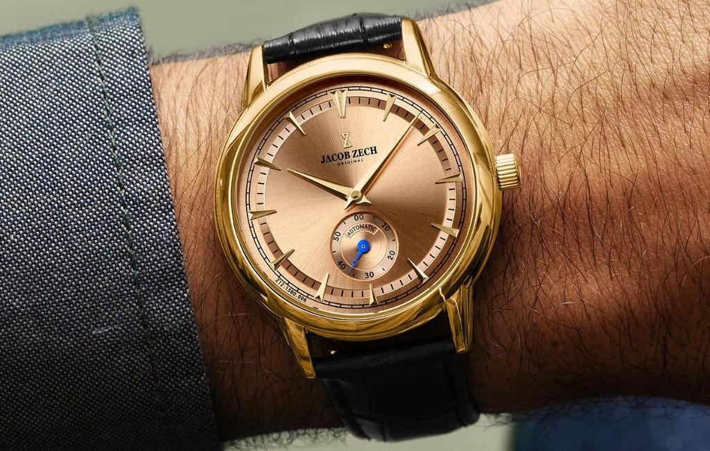 Jacob Zech Geneve SEIKO horloge Automaat!, Zwart, IOS, Nieuw, Ophalen of Verzenden
