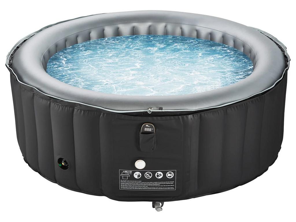Opblaasbare Jacuzzi - Mspa zwart 180 x 70., Ophalen of Verzenden, Zo goed als nieuw, Afdekzeil, Opblaasbaar