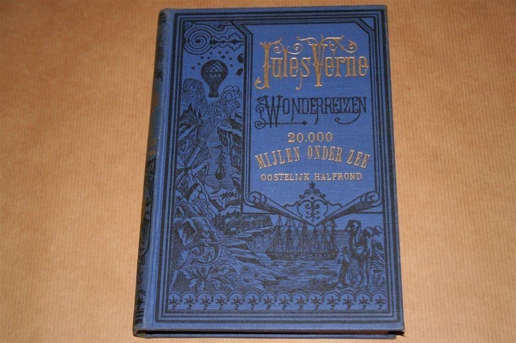 20.000 mijlen onder zee. Jules Verne Wonderreizen. 1950., Boeken, Ophalen of Verzenden, Gelezen