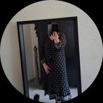 Jurk van Bindi, zwart met blockprint, L/XL, nieuwstaat, Bindi, Zwart, Maat 42/44 (L), Nieuw