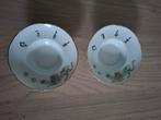 2 chinees porseleinen schaaltjes/kommetjes met gouden randje, Antiek en Kunst, Antiek | Porselein, Ophalen of Verzenden