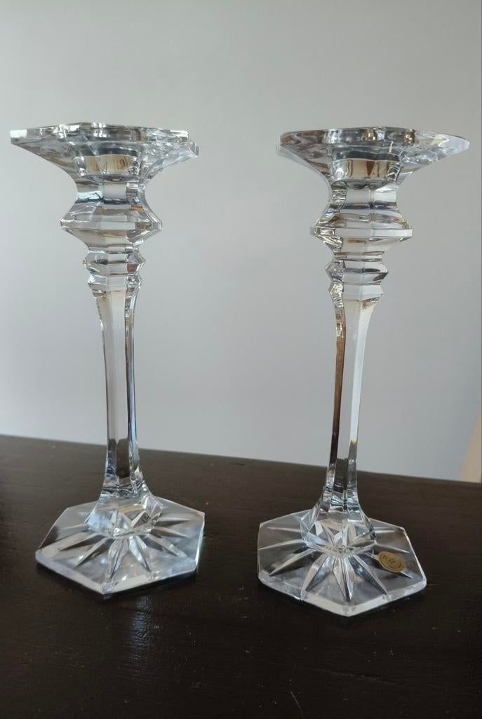Kristallen kandelaars, Ophalen of Verzenden, Kristal