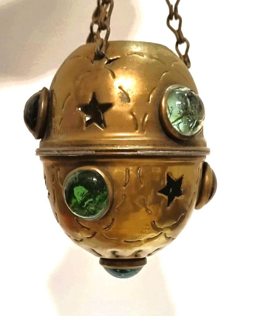 Koperen Arabische lamp., Antiek en Kunst, Antiek | Koper en Brons, Ophalen of Verzenden, Koper