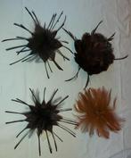 Set mooie nieuwe veren bloemen (C) Hoeden maken decoratie, Ophalen of Verzenden, Nieuw, Meerdere media, Kunst en Creatief