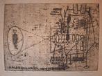 Abstracte Ets, Antiek en Kunst, Kunst | Etsen en Gravures, Ophalen of Verzenden