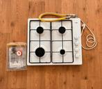 ETNA KGV158WIT vrijstaande gaskookplaat + VGK75S aansluitset, Ophalen, Gebruikt, 4 kookzones, Gas