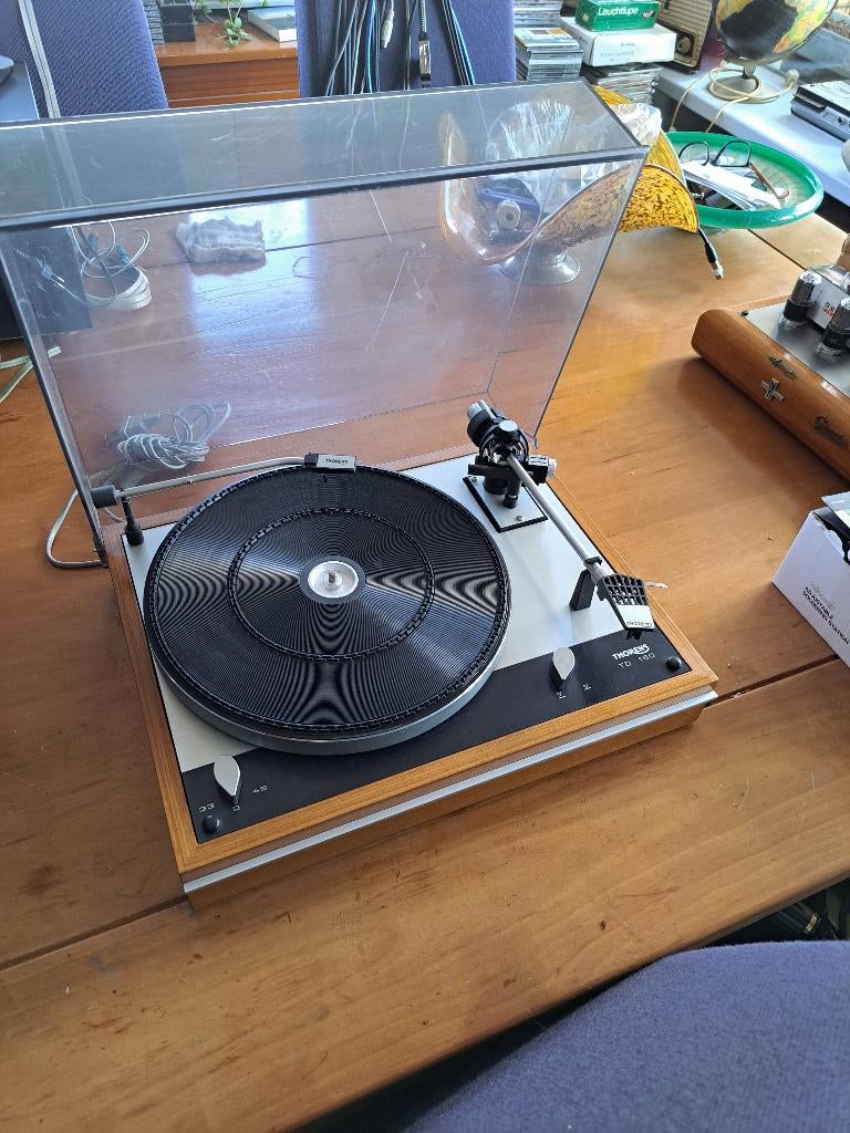 Thorens td 160, Ophalen of Verzenden, Zo goed als nieuw, Platenspeler, Thorens