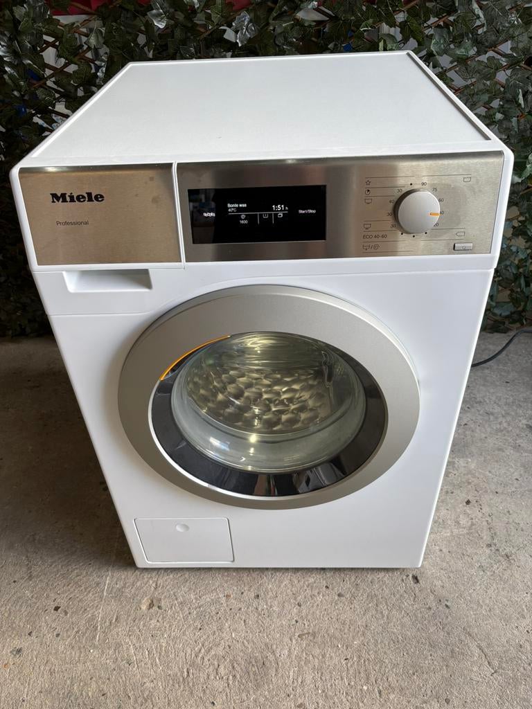 Miele Professional (nieuw model) wasmachine, Witgoed en Apparatuur, Wasmachines, Ophalen, 8 tot 10 kg, Refurbished, 1600 toeren of meer