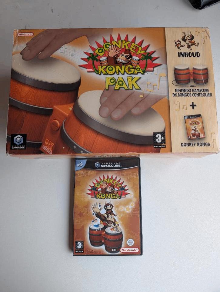 Donkey konga pak Gamecube NGC, Spelcomputers en Games, Games | Nintendo GameCube, 1 speler, Ophalen of Verzenden, Muziek, Vanaf 3 jaar