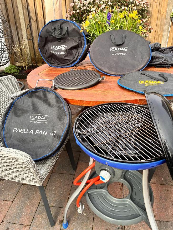 cadac carri chef 50 incl veel extra’s, Tuin en Terras, Gasbarbecues, Gebruikt, Ophalen