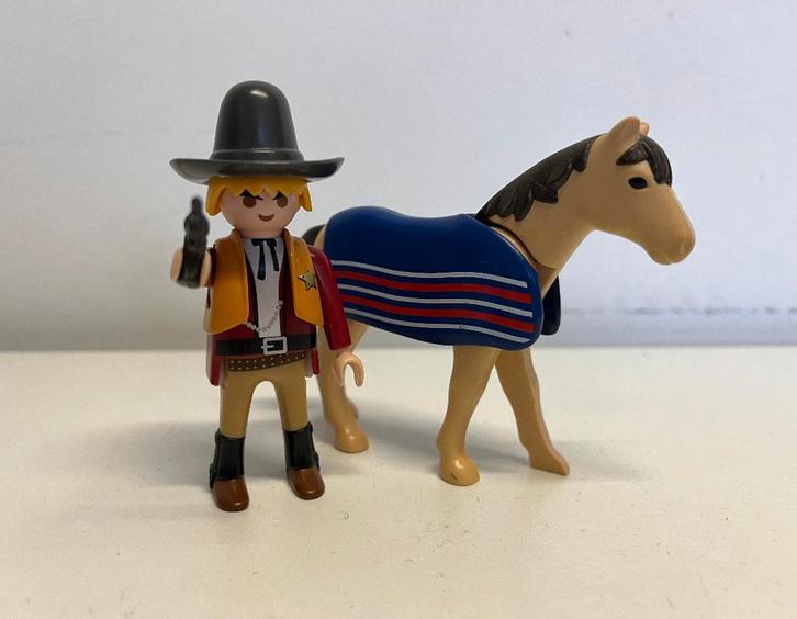 Western nr 421 Sheriff Paard Sheriff's Office 4398 3786 3813, Kinderen en Baby's, Speelgoed | Playmobil, Gebruikt, Los playmobil