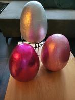 Etalage paaseieren groot ..vintage..reclame..paasdecoratie, Diversen, Pasen, Ophalen of Verzenden