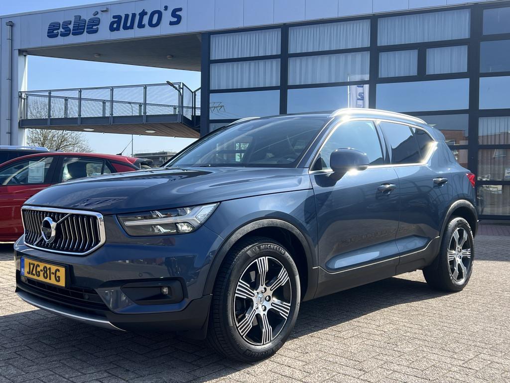Volvo XC40 2.0 T4 190 pk Inscription Trekhaak Panoramadak Le, 15 km/l, Blauw, Leder, Bedrijf