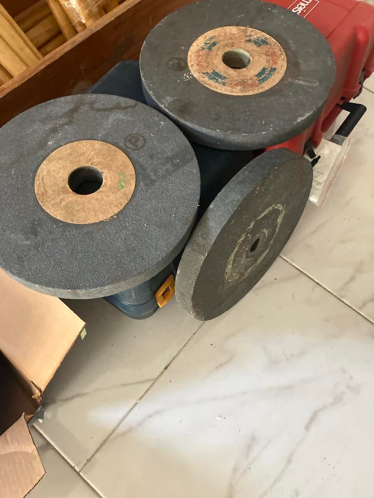 Diverse Slijpstenen voor Werkbankslijpmachine, Ophalen, Gebruikt, Minder dan 700 watt, Werkbankslijpmachine