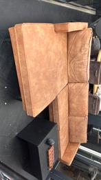 Bank cowboy cognac chaise longue, Ophalen, 250 tot 300 cm, Gebruikt, Stoer