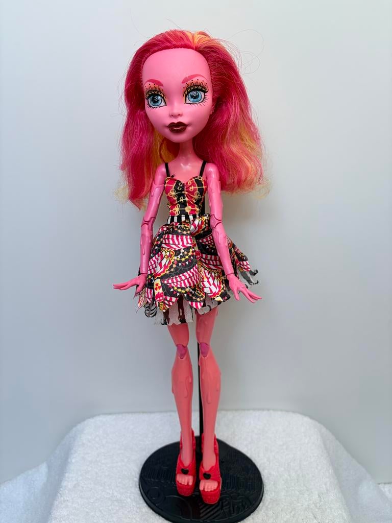 Monster High Gooliope Jellington pop - Freak du Chic, Ophalen of Verzenden, Zo goed als nieuw, Overige typen