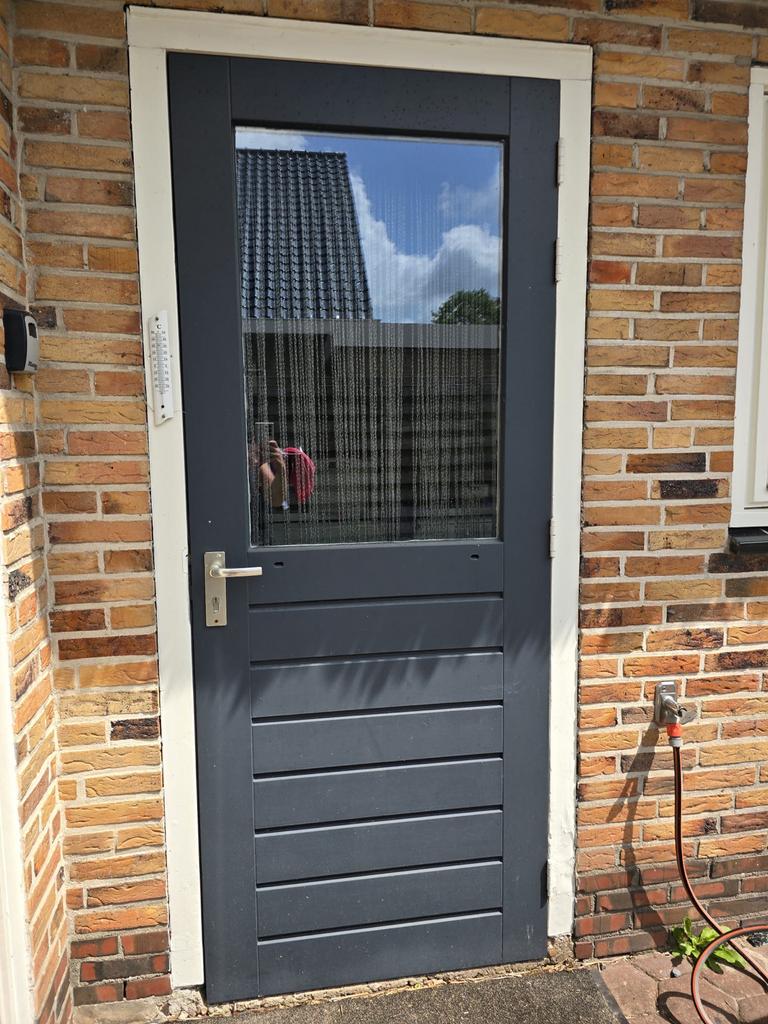 Deur te koop, verkeert in goede staat 85,5 x 224, Ophalen, Gebruikt, 80 tot 100 cm, Buitendeur