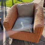 Comfortabele rieten stoel, Ophalen, Gebruikt, Bruin, Riet of Rotan