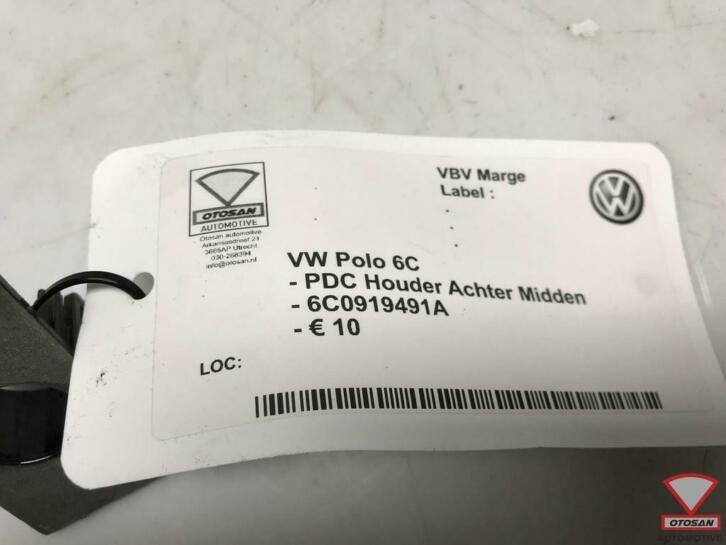 vw polo 6c pdc houder achter midden 6c0919491a, Gebruikt, Volkswagen, Volkswagen AG, Berliner Ring 2
38440  Wolfsburg, DE