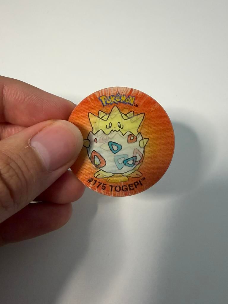 Pokémon Tazo Flippo Powerplay Togepi - Vintage, Ophalen of Verzenden, Losse flippo's