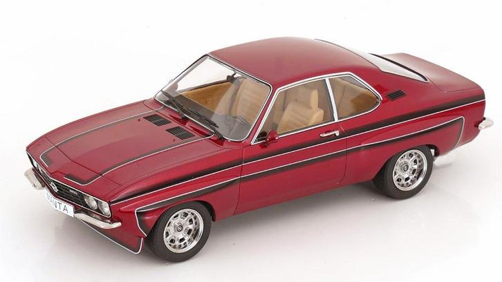 MCG 1:18 Opel Manta A Irmscher donkerrood metallic 1974, Hobby en Vrije tijd, Modelauto's | 1:18, Nieuw, Auto, Overige merken