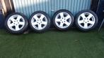 Mercedes C model velgen, banden zgan 7.5 mm - 200 euro, Auto-onderdelen, Banden en Velgen, Ophalen, Gebruikt, 16 inch, Banden en Velgen