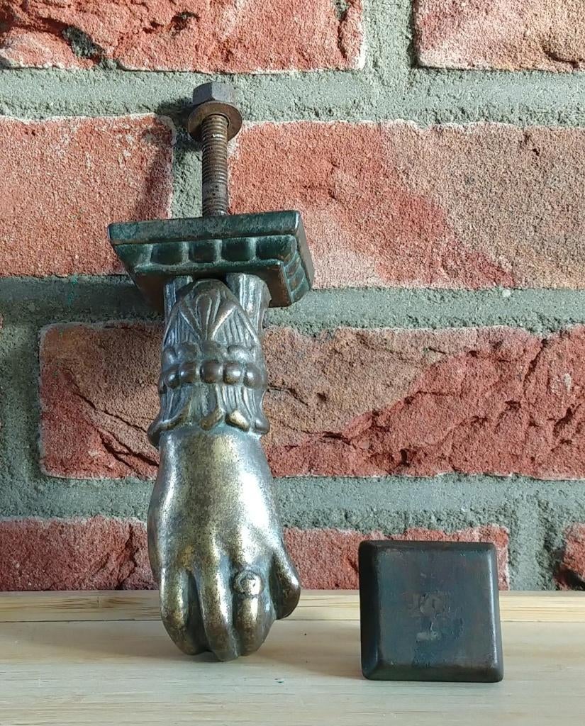 antieke franse deurklopper hand, volgnr 57, Ophalen of Verzenden