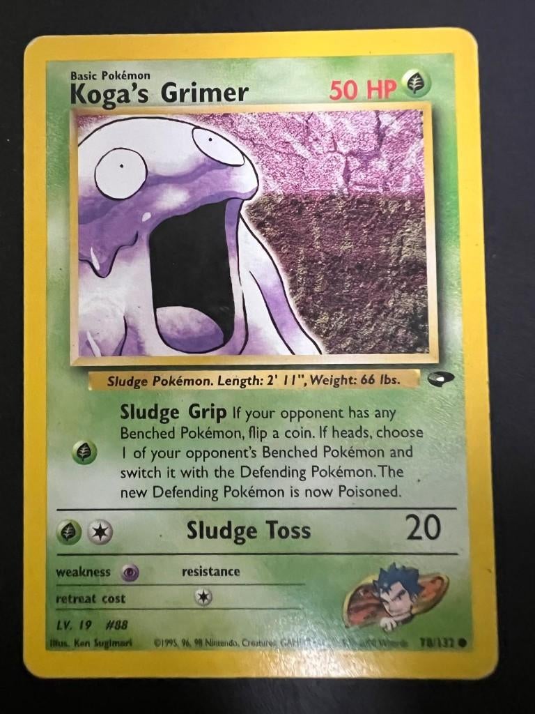 Koga's Grimer Gym Challenge, Ophalen of Verzenden, Zo goed als nieuw, Losse kaart