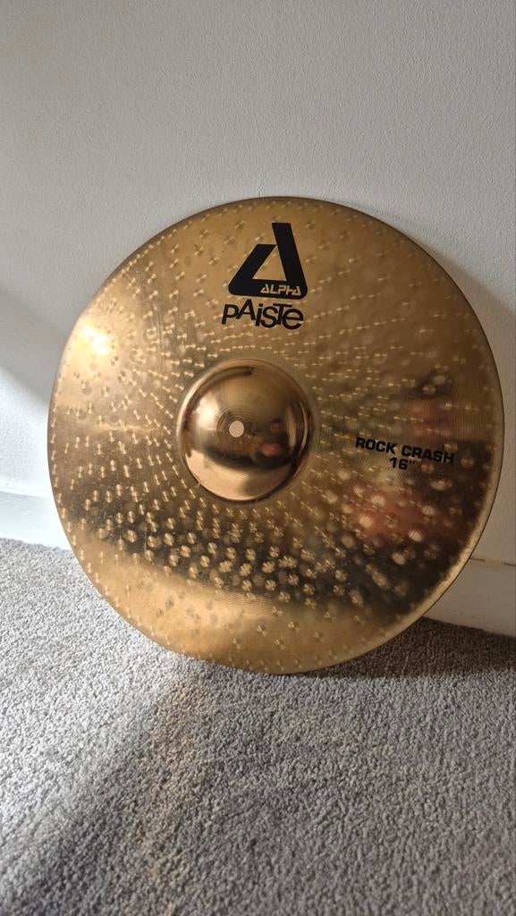 Paiste Alpha Rock Crash 16" - Gebruikt, goede staat, Muziek en Instrumenten, Ophalen, Overige merken