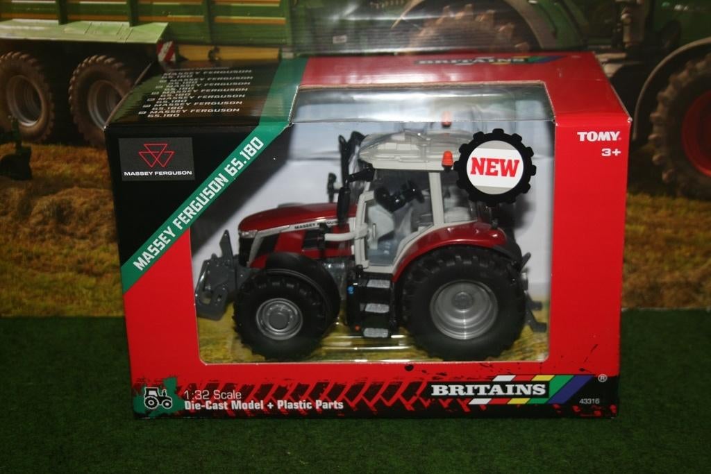 Boeryes: Massey Ferguson 6S 180 van Britains, Ophalen of Verzenden, Nieuw, Tractor of Landbouw, Britains