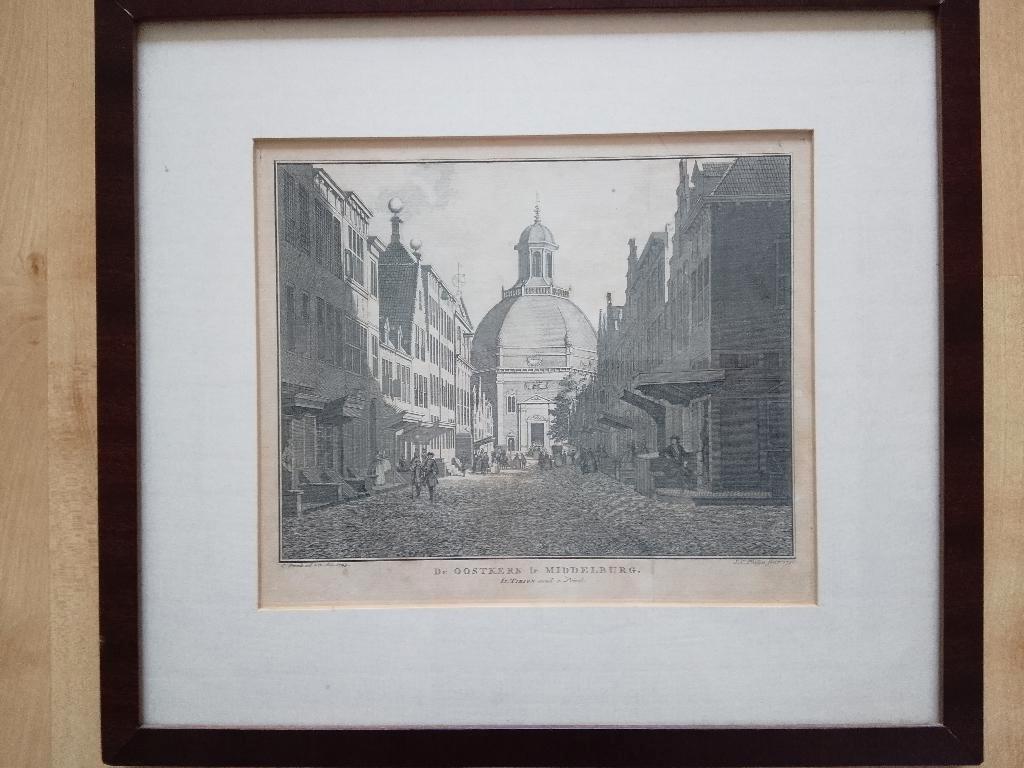 twee Etsen uit zeeland, Antiek en Kunst, Kunst | Etsen en Gravures, Ophalen of Verzenden