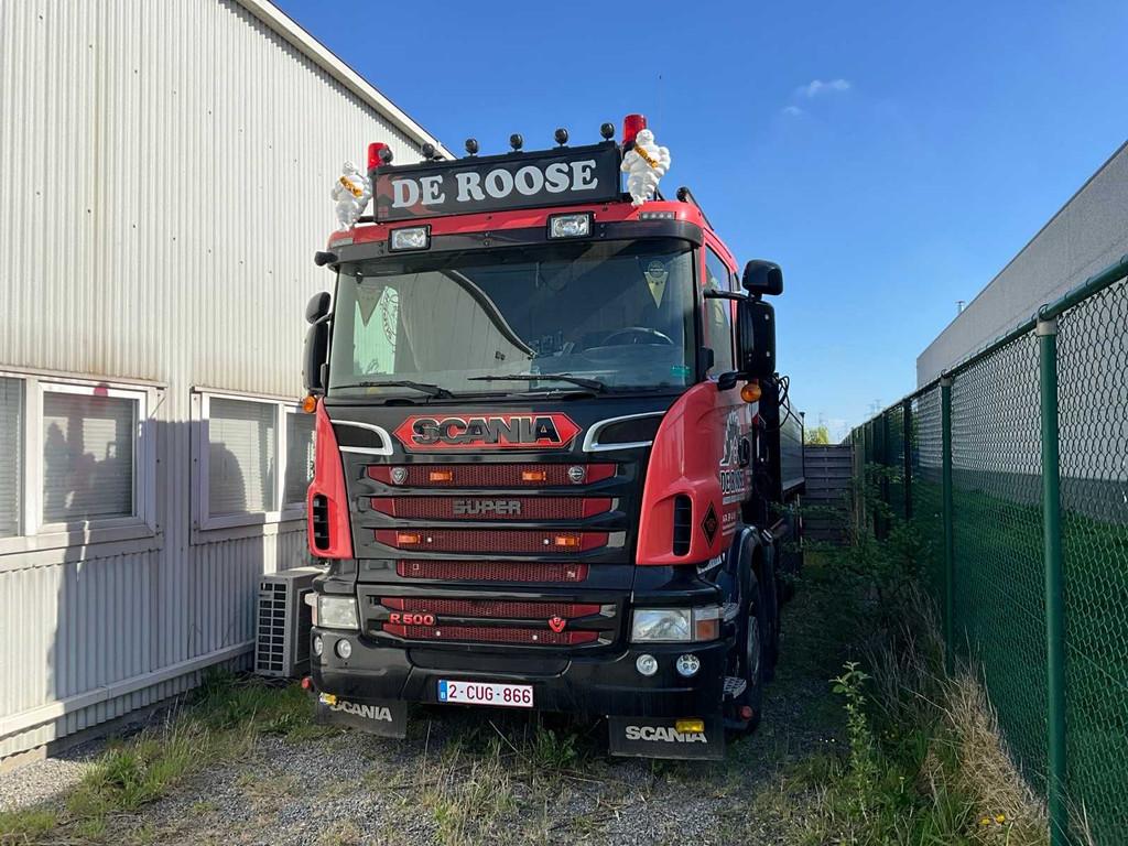 2013 Scania R500 Vrachtwagen kraanwagen kipper, Euro 5, Scania, Overige brandstoffen, Bedrijf